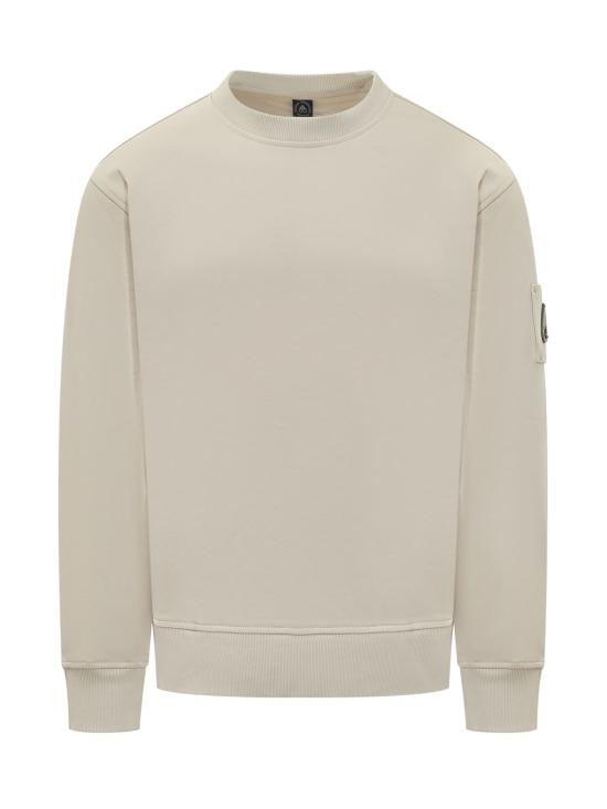 26SS 무스너클 하츠필드 크루넥 스웨트 셔츠 M35MS706 1705 ALABASTER