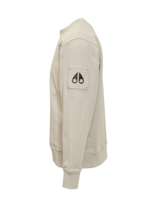 26SS 무스너클 하츠필드 크루넥 스웨트 셔츠 M35MS706 1705 ALABASTER - MOOSE KNUCKLES