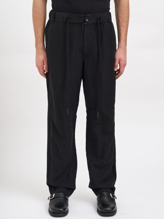 26SS 안드레아 야코브 스트레이트 팬츠 N26MSFT73VISCOSELINEN09 Black