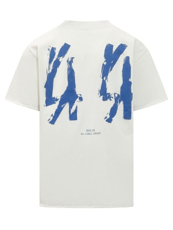 26SS 44레이블 반팔 티셔츠 B0030556FA724 P779 BLINT 44 STAMP SAPPHIRE - 44 LABEL