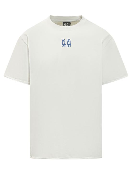 26SS 44레이블 반팔 티셔츠 B0030556FA724 P779 BLINT 44 STAMP SAPPHIRE