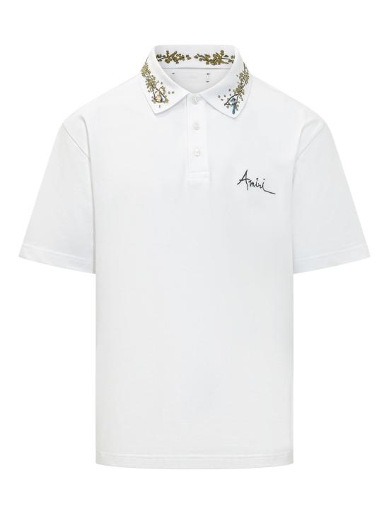 26SS 아미리 폴로 티셔츠 AMTOJR1090 100 WHITE