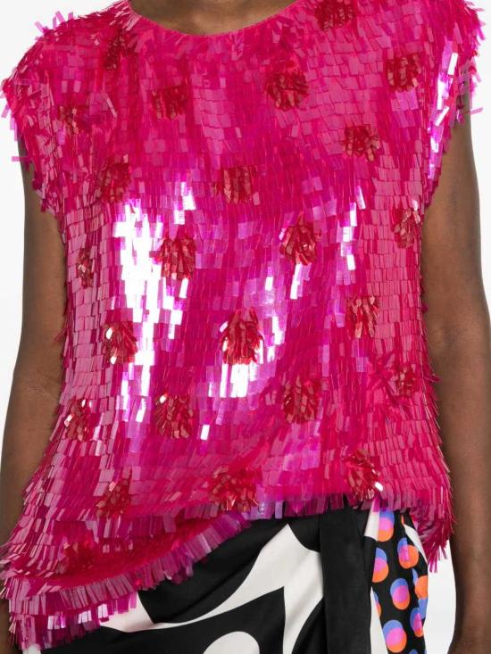 26SS 드리스 반 노튼 탑 2610107283383 FUCHSIA 304 - DRIES VAN NOTEN