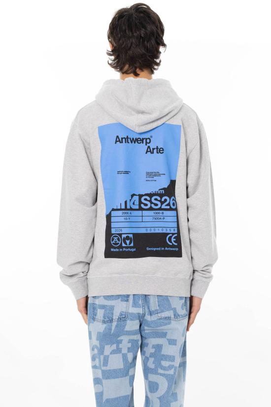 26SS 아르떼 앤트워프 후드 티셔츠 126H GREY Grigio - ARTE ANTWERP