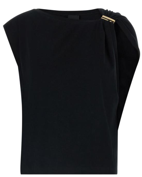 26SS 핑코 반팔 티셔츠 106478A35DZ99 BLACK