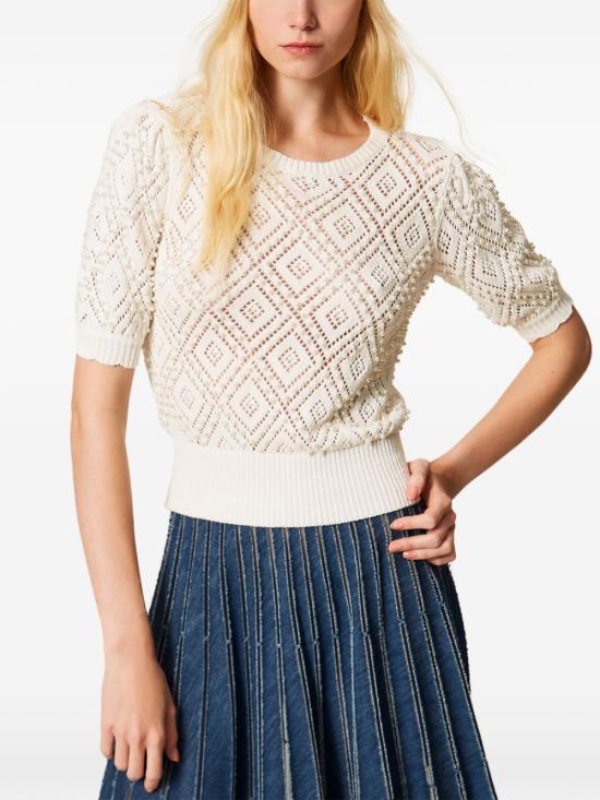 26SS 트윈셋 스웨터 261TP3201S2138400059 MADREPERLA - TWINSET