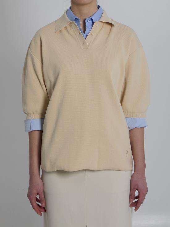 26SS 더프랭키샵 반팔 티셔츠 POFS21822006 CREAM - THE FRANKIE SHOP