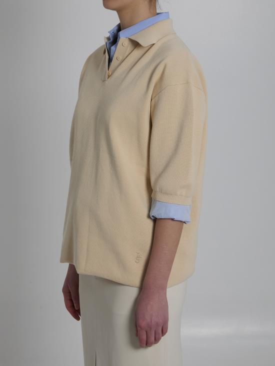 26SS 더프랭키샵 반팔 티셔츠 POFS21822006 CREAM - THE FRANKIE SHOP