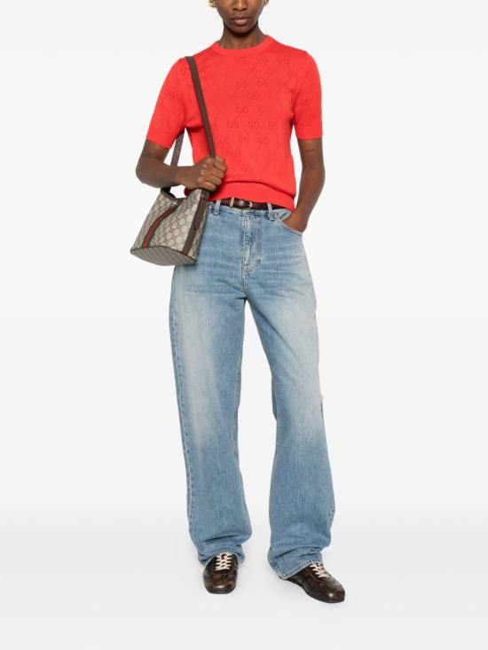 26SS 구찌 반팔 티셔츠 856204XKFCO5741 red - GUCCI