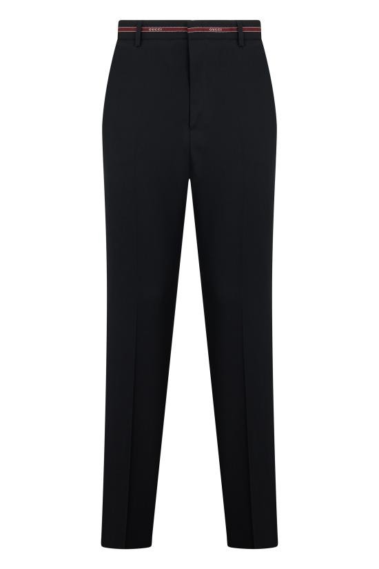 26SS 구찌 스트레이트 팬츠 852055ZAS684668 black