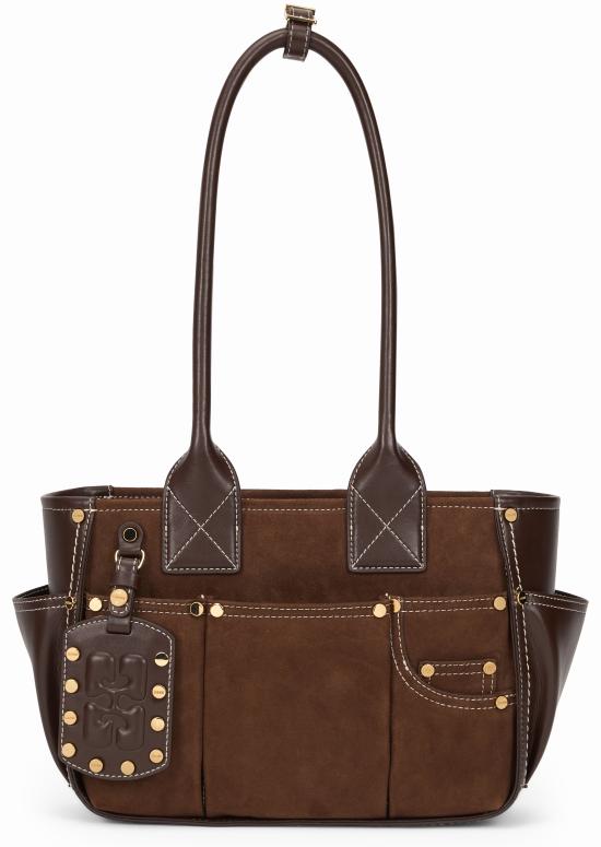 26SS 가니 토트백 B2110076979 brown - GANNI