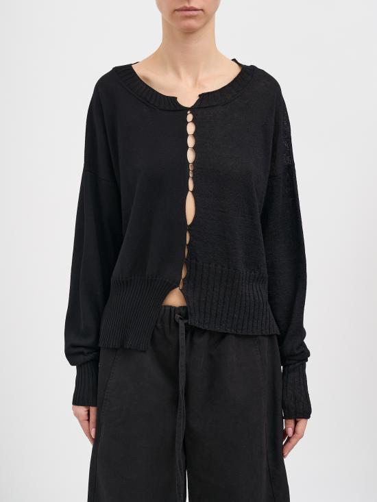 26SS 세리에 뉴메리카 스웨터 NSN12023BLACK