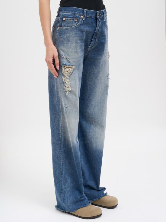 26SS 돈답 스트레이트 팬츠 NDP777DFE286D800 BLUE - DONDUP