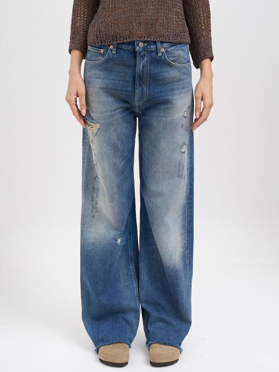 26SS 돈답 스트레이트 팬츠 NDP777DFE286D800 BLUE - DONDUP