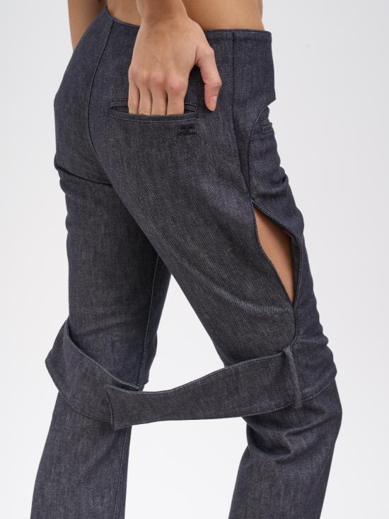 25FW 쿠레쥬 스트레이트 팬츠 M225DPA396DE00359011 GREY - COURREGES