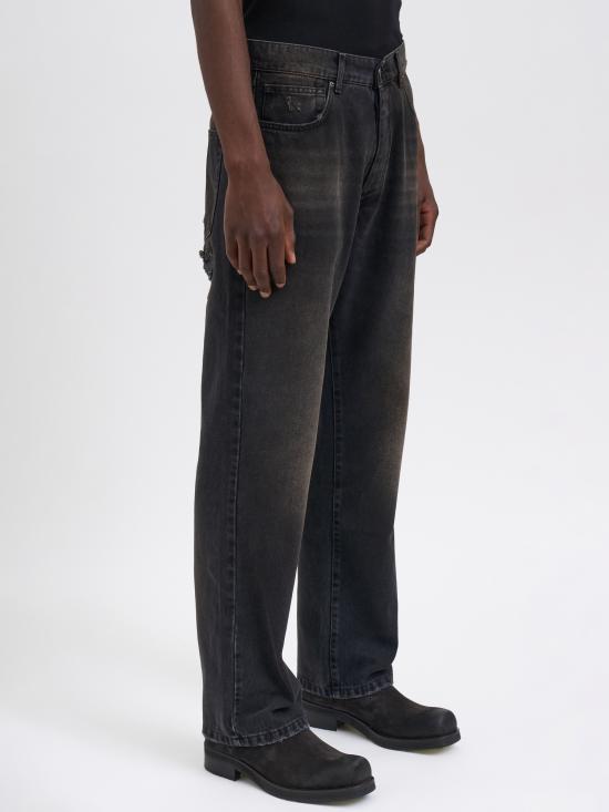 25FW 다닐로 파우라 스트레이트 팬츠 M14PD40310000090 BLACK - DANILO PAURA