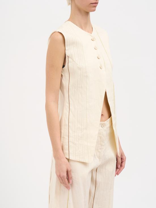 26SS 노스트라싼티시마 반팔 티셔츠 N6SWOMJ105CHIARO BEIGE - NOSTRASANTISSIMA