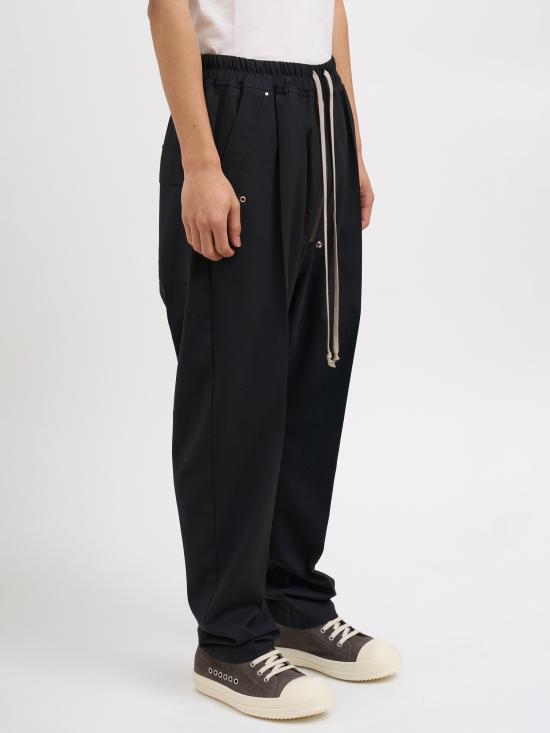 26SS 릭 오웬스 스트레이트 팬츠 NRU01F2361ZL09 BLACK - RICK OWENS