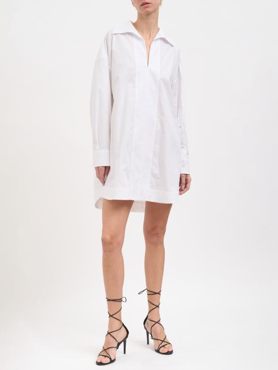 26SS 돈답 미디 원피스 NDA528CF0200DXXX000 WHITE - DONDUP