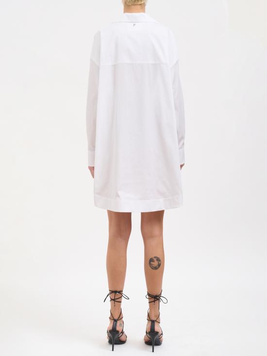 26SS 돈답 미디 원피스 NDA528CF0200DXXX000 WHITE - DONDUP
