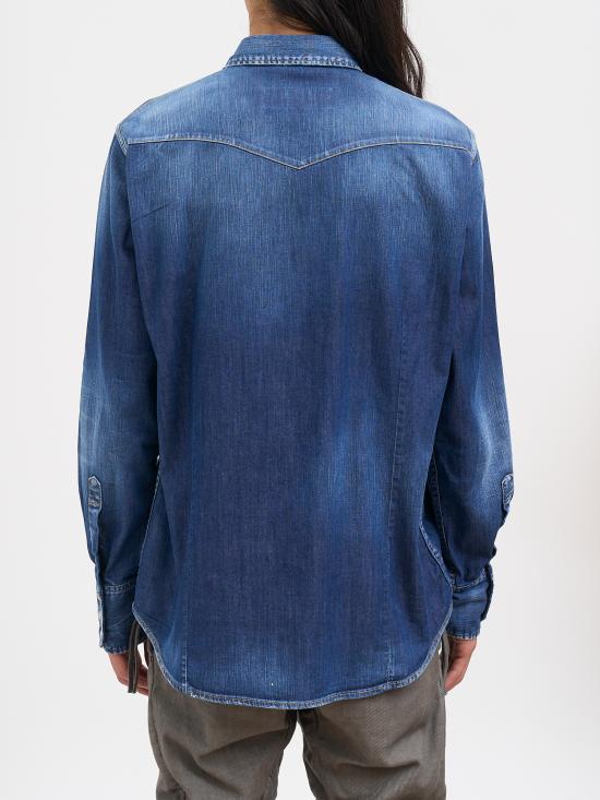 26SS 디스퀘어드2 긴팔 셔츠 NS74DM0986S30341470 BLUE - DSQUARED2