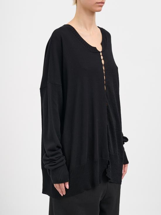 26SS 세리에 뉴메리카 스웨터 NSN12020BLACK - SERIENUMERICA