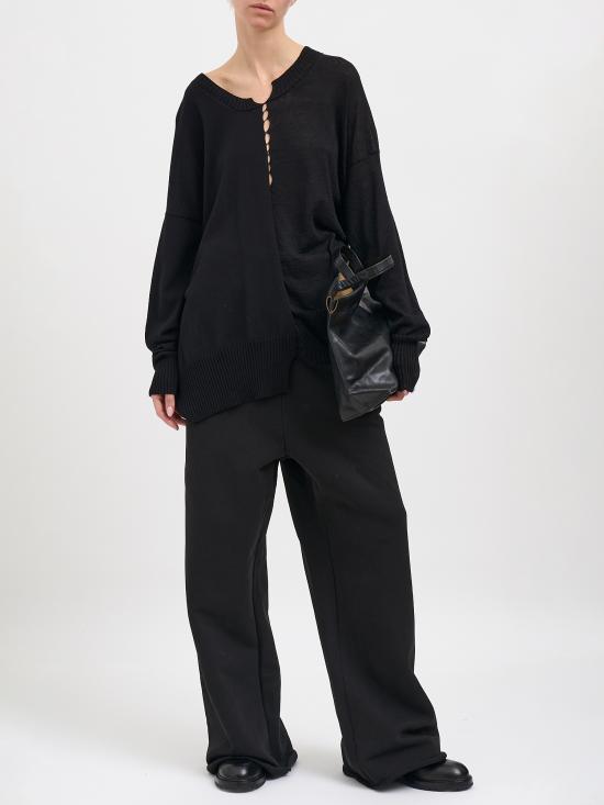 26SS 세리에 뉴메리카 스웨터 NSN12020BLACK - SERIENUMERICA