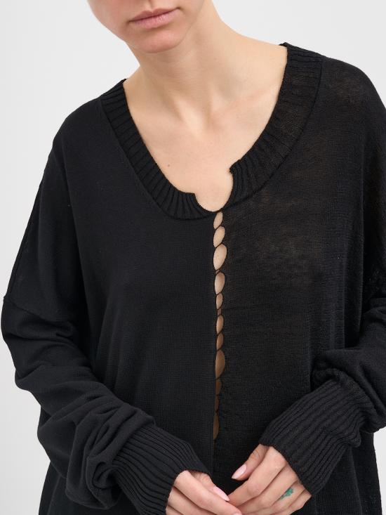 26SS 세리에 뉴메리카 스웨터 NSN12020BLACK - SERIENUMERICA