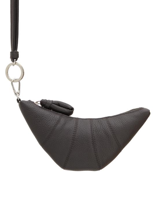  르메르 소프트 그레인드 레더 크로스바디 크루아상 코인 퍼스 NSL0054LL0018BR490 BROWN - LEMAIRE