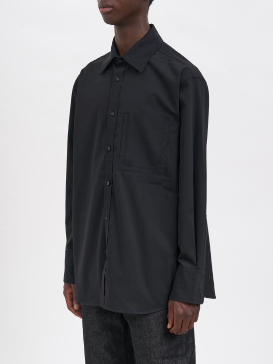 25FW 엔타이어 스튜디오 긴팔 셔츠 MESUW252031BL BLACK - ENTIRE STUDIOS