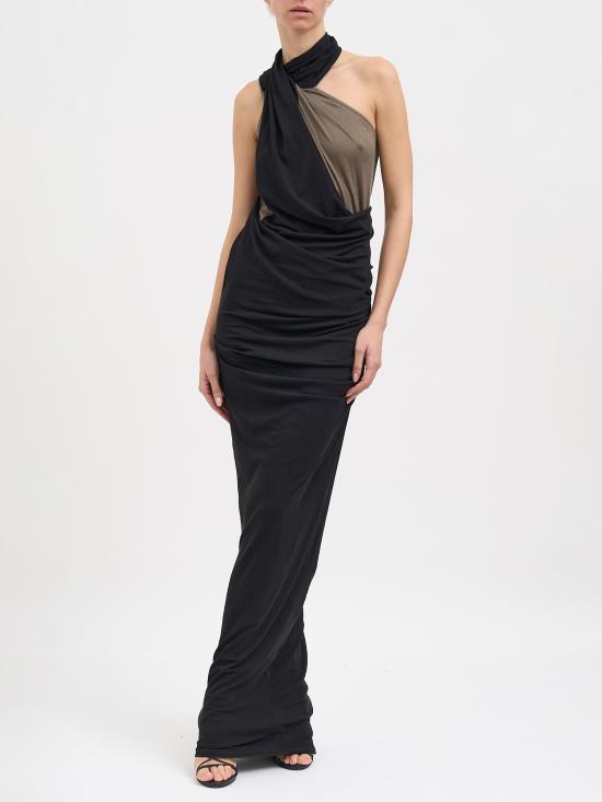 26SS 엔타이어 스튜디오 미디 원피스 NESSS26DR049086313 BLACK - ENTIRE STUDIOS