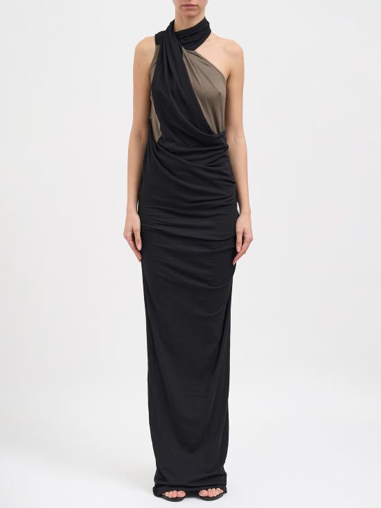 26SS 엔타이어 스튜디오 미디 원피스 NESSS26DR049086313 BLACK