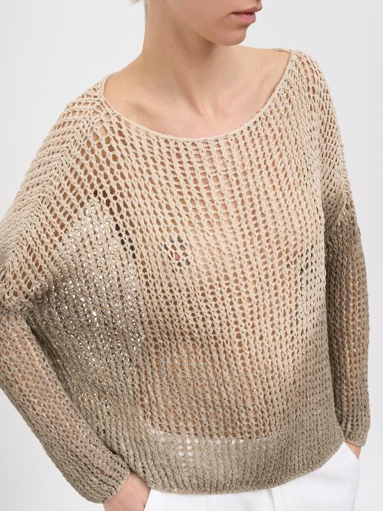 26SS 토탈리 오뜨 스웨터 N125CORDA BEIGE - TOTALLY HAUTE