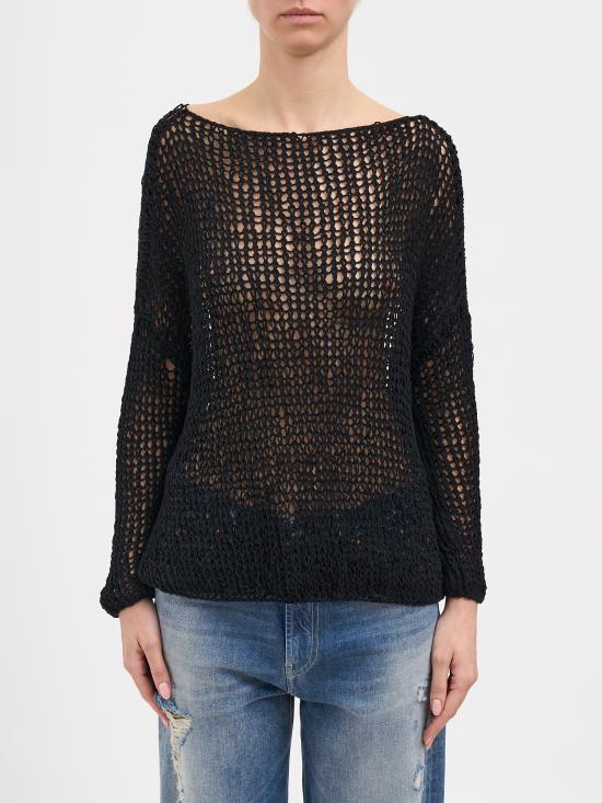 26SS 토탈리 오뜨 스웨터 N125NERO BLACK