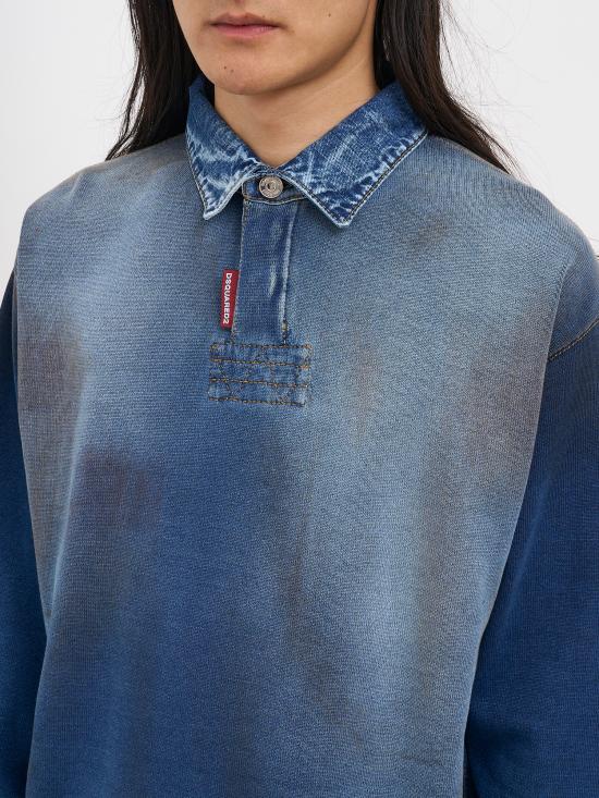 26SS 디스퀘어드2 스웨터 NS74HA1611D13192470 BLUE - DSQUARED2