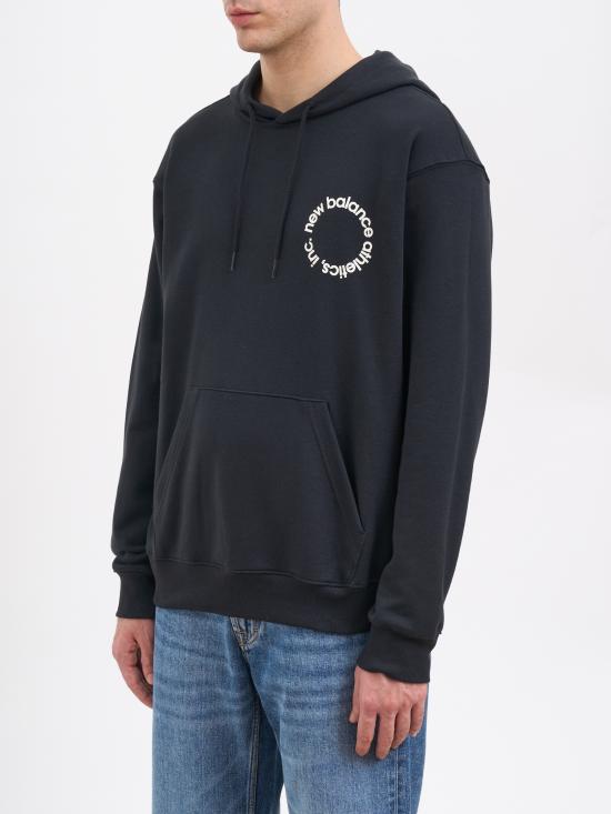 25FW 뉴발란스 후드 티셔츠 MMT51916BK BLACK - NEW BALANCE