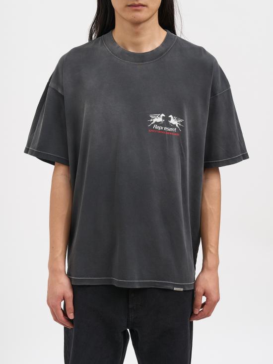 26SS 리프레젠트 반팔 티셔츠 NMLM10076804 BLACK