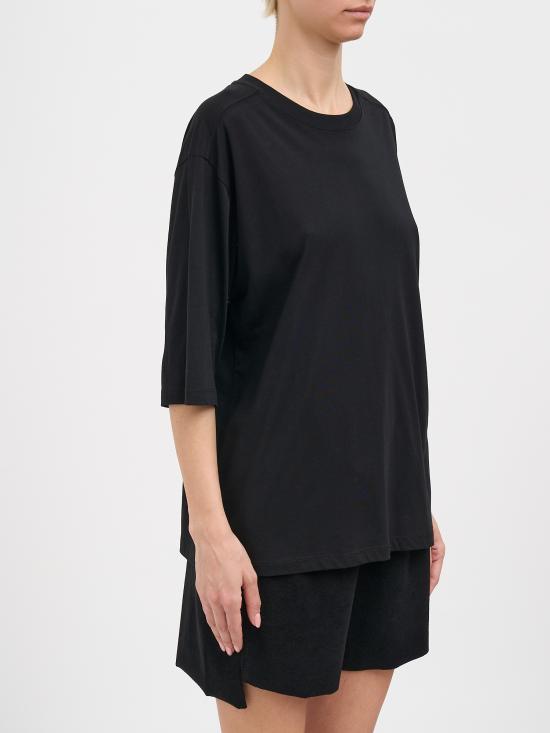 26SS 톰크롬 반팔 티셔츠 NWTS618BLACK - THOM KROM