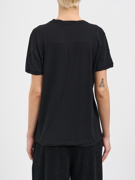 26SS 톰크롬 반팔 티셔츠 NWTS611BLACK - THOM KROM