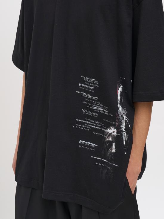 26SS 이자벨베네나토 반팔 티셔츠 NUJ12PS26BLACK - ISABEL BENENATO