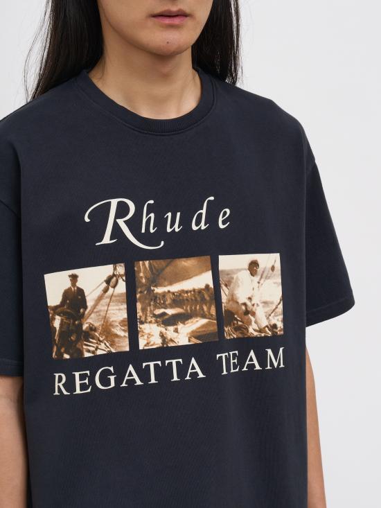 26SS 루드 반팔 티셔츠 NRHPS26TT130126009 BLACK - RHUDE