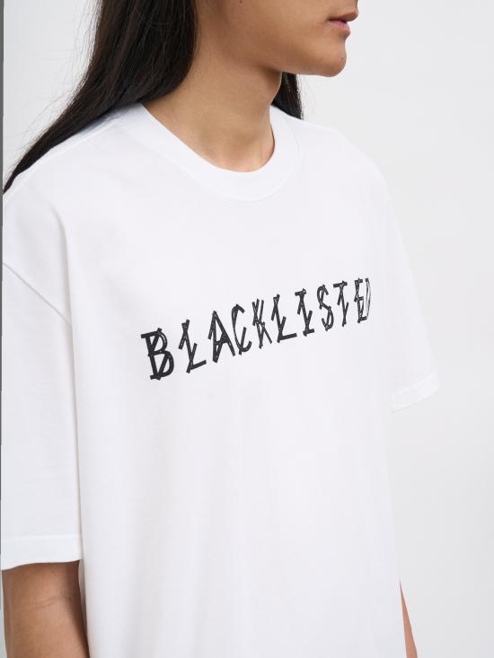 26SS 44레이블 반팔 티셔츠 NB0030556FA706P760 WHITE - 44 LABEL