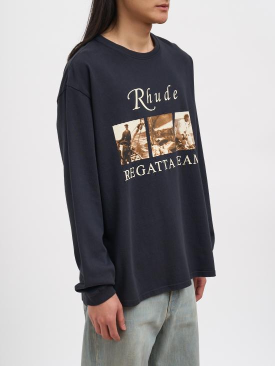 26SS 루드 반팔 티셔츠 NRHPS26TT140126009 BLACK - RHUDE