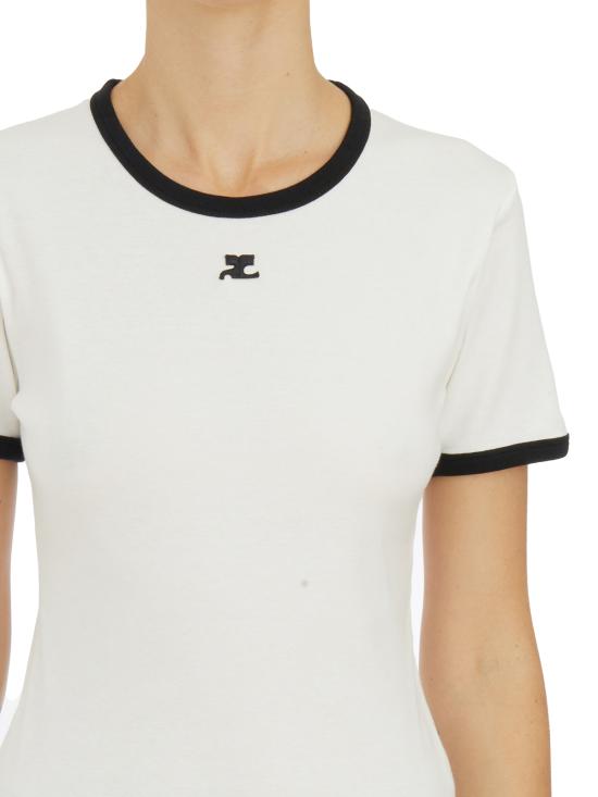 26SS 쿠레쥬 반팔 티셔츠 MVESJTS017JS00700098 WHITE - COURREGES