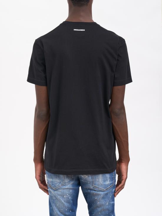 25FW 디스퀘어드2 반팔 티셔츠 MS71GD1586D20020900 BLACK - DSQUARED2