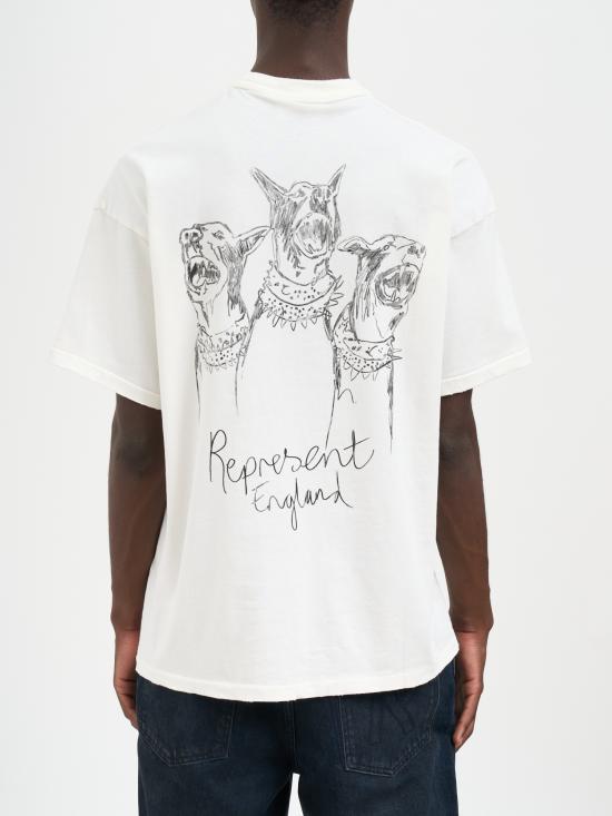 25FW 리프레젠트 반팔 티셔츠 MMLM10038372 WHITE - REPRESENT