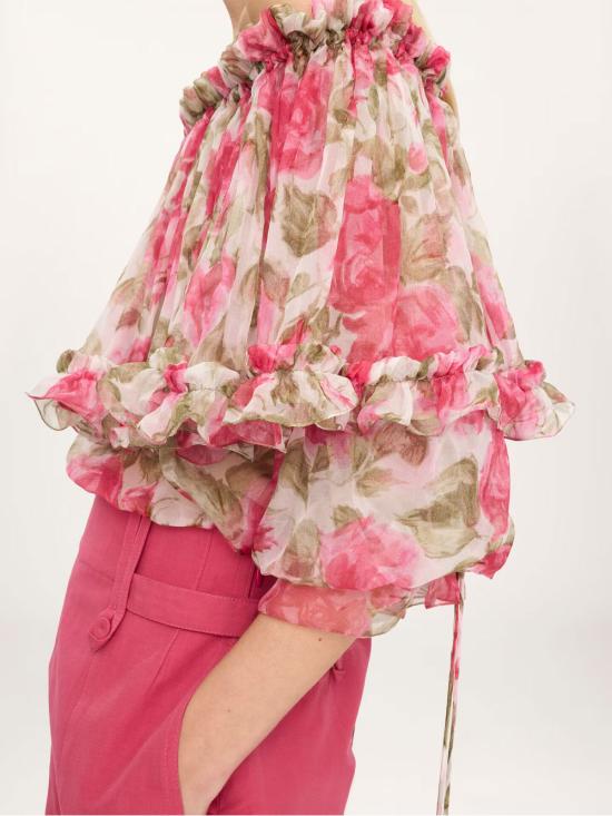 26SS 끌로에 반팔 티셔츠 CH26UH123278 91Y PINK PURPLE - CHLOE