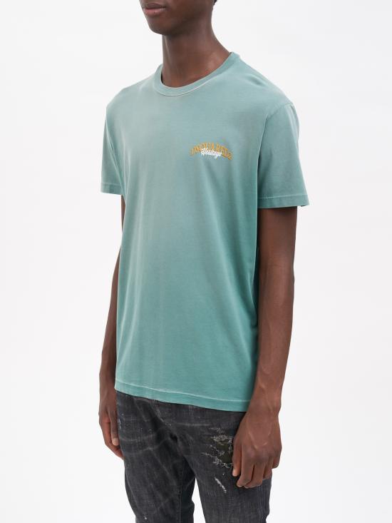 25FW 디스퀘어드2 반팔 티셔츠 MS74GD1442D20035608 GREEN - DSQUARED2