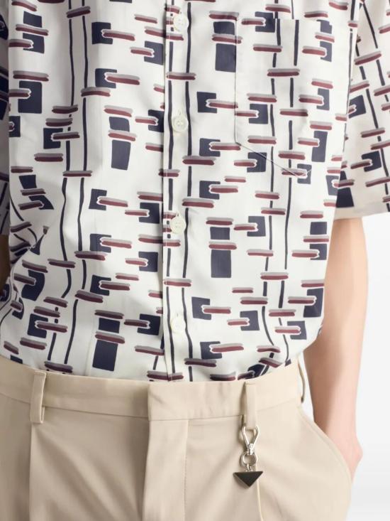 26SS 프라다 긴팔 셔츠 UCS414SUMO19GW F0S8V NUDE NEUTRALS - PRADA