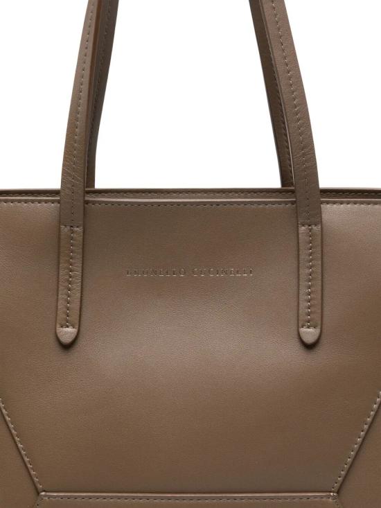 26SS 브루넬로 쿠치넬리 토트백 MBXAD2573 C8772 BROWN - BRUNELLO CUCINELLI